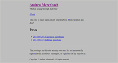 Desktop Screenshot of merenbach.com